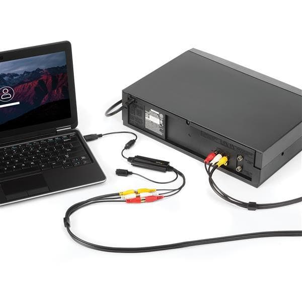StarTech USB-videokaappaussovitinkaapeli - S-Video/komposiitti USB 2.0 -liitäntään - TWAIN-tuki - Analogia-digitaalimuunnin - Vain Windows - Videonsie