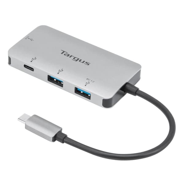 Targus Multi-Port - Hub - 2 x USB 3.2 Gen 1 + 1 x USB-C + 1 x USB-C (Strömström) - Desktop