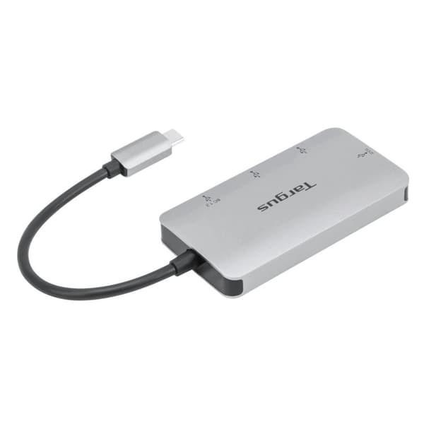 Targus Multi-Port - Hub - 2 x USB 3.2 Gen 1 + 1 x USB-C + 1 x USB-C (Strömström) - Desktop