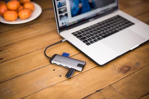 Verbatim USB-C Multiport Hub Gigabit Ethernet SD/microSD