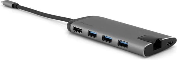 Verbatim USB-C Multiport Hub Gigabit Ethernet SD/microSD