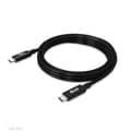 Pikkukuva 4 / 11: Club 3D - USB-kaapeli - USB-C (M) - USB-C (M) - USB4 Gen2x2 5 A - 2,0 m - kaksisuuntainen, 4K 60 Hz -tuki, jopa 240 W virransyötön tuki, laajennettu t