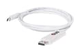 Miniatyrbillede 2 af 4: club3D DisplayPort-forbindelseskabel 1,20 m CAC-1517 Hvid [1x USB 3.2 Gen 2-stik C (USB 3.1) - 1x DisplayPort-stik]