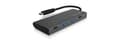 Miniatyrbild 2 av 5: ICY BOX 60709 USB Hub 3.1 Gen 2 med 4 USB-portar, USB 3.1 Gen2 10 Gbit/s, USB-C-anslutning, aluminium, integrerad kabel, antracit