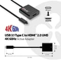 Miniatyrbillede 3 af 4: CLUB3D USB 3.1 Type C til HDMI 2.0 UHD 4K 60Hz aktiv adapter
