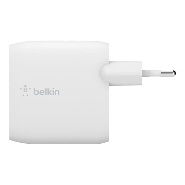 Belkin BOOST↑CHARGE™ 2-ports 12W hjemmeoplader + 1 m Apple iPhone Lightning til USB-A-kabel - hvid