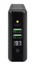 Pikkukuva 3 / 6: MANHATTAN 4-in-1 -matkalaturi ja virtapankki 8 000 mAh Yksi 5 W induktiivinen langaton latausalusta, kaksi 12 W USB-A-porttia, yksi USB-C-portti 12 W