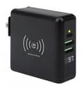 Pikkukuva 2 / 6: MANHATTAN 4-in-1 -matkalaturi ja virtapankki 8 000 mAh Yksi 5 W induktiivinen langaton latausalusta, kaksi 12 W USB-A-porttia, yksi USB-C-portti 12 W