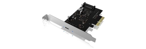 RaidSonic ICY BOX IB-PCI1901-C32 - USB Adapter - PCIe 3.0 x4 - USB-C 3.2 Gen 2x2 x 1 - Sort