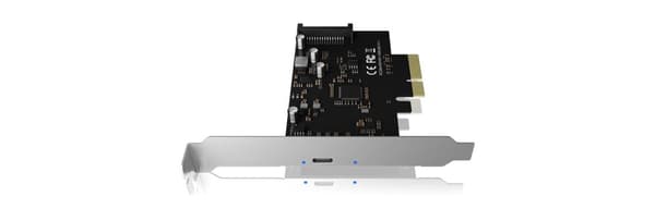 RaidSonic ICY BOX IB-PCI1901-C32 - USB Adapter - PCIe 3.0 x4 - USB-C 3.2 Gen 2x2 x 1 - Sort