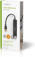 Miniatyrbild 9 av 10: Nedis USB Hub | 4 hamn(ar) | USB 3.2 Gen1 | Strömförsörjning / USB-driven | 4x USB