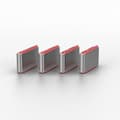 Miniatyrbillede 2 af 5: Lindy - USB-C-portblokering - Rød (40425)