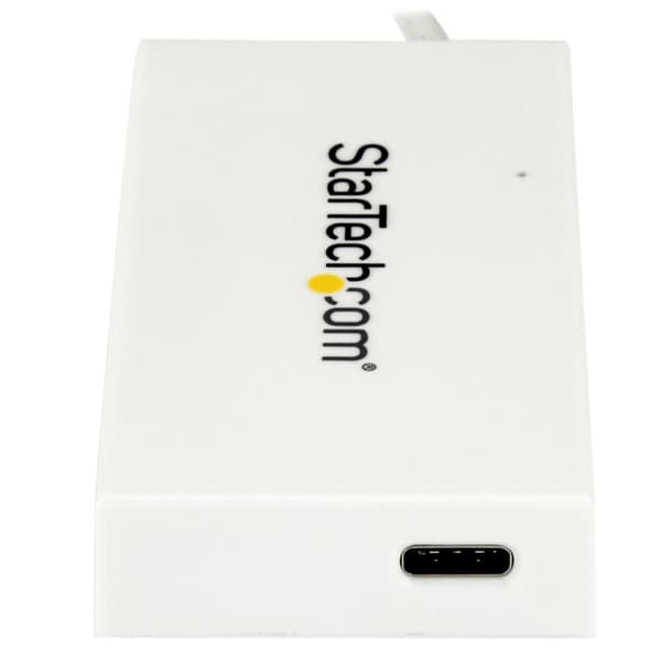 StarTech 4-ports USB-C Hub - USB-C til 1x USB-C og 3x USB-A - USB 3.0 - Hub - 3x SuperSpeed USB 3.0 + 1x USB 3.1 - Desktop