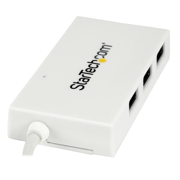 StarTech 4-ports USB-C Hub - USB-C til 1x USB-C og 3x USB-A - USB 3.0 - Hub - 3x SuperSpeed USB 3.0 + 1x USB 3.1 - Desktop