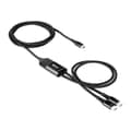 Miniatyrbillede 3 af 4: Club 3D - USB-kabel - USB-C (M) til USB-C (M) - 1,83 m - USB-drevet (100 W), understøtter Power Delivery 3.0, understøtter Power Delivery 2.0