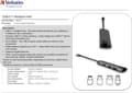 Miniatyrbild 6 av 6: Verbatim USB-C Multiport Hub med Gigabit Ethernet