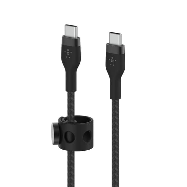 Belkin BOOST CHARGE™ flettet USB-C til USB-C 2.0 - 2m - Sort