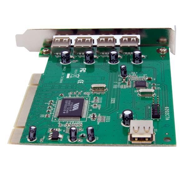 StarTech.com 7 Port USB2.0 PCI Interface Card - USB Adapter - PCI - USB, USB2.0 - 7 porte (PCIUSB7)
