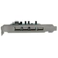 Miniatyrbillede 4 af 5: StarTech.com 7 Port USB2.0 PCI Interface Card - USB Adapter - PCI - USB, USB2.0 - 7 porte (PCIUSB7)