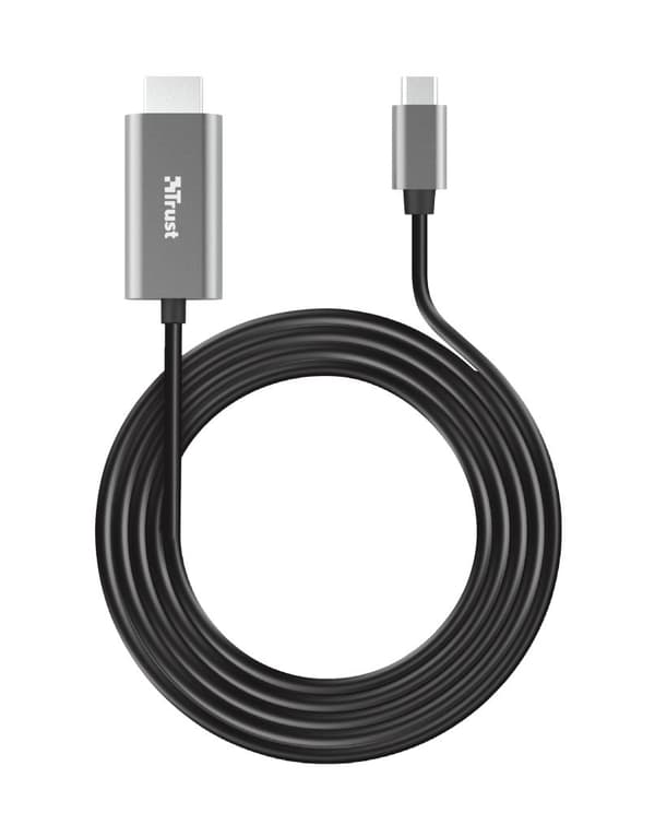 Trust Calyx - USB-C till HDMI-kabel - 4K-stöd - Svart