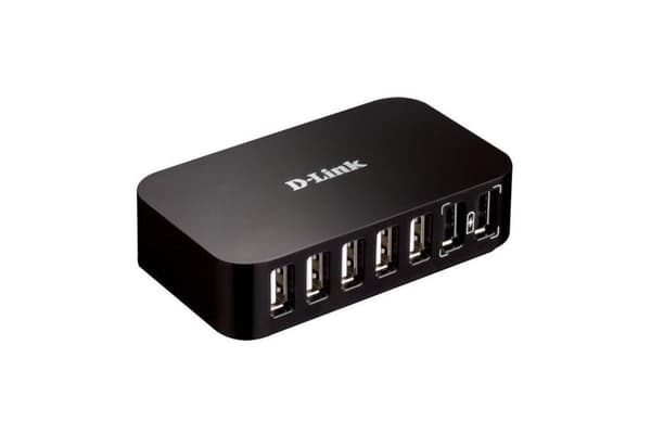 D-Link DUB-H7 - 7-portars Hi-speed USB 2.0 Hub