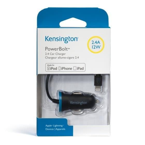 Kensington PowerBolt™ 2.4 biloplader — sort