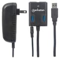 Miniatyrbild 4 av 5: Manhattan USB 3.0 Hub (4 portar, strömförsörjning via nätadapter eller USB) 162302 svart
