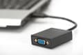 Pikkukuva 4 / 5: Digitus USB 3.2 Gen 1 (USB 3.0), VGA, kannettava tietokone, televisio, näyttö, videosovitinkaapeli [1 x USB 3.2 Gen 1 pistoke A (USB 3.0) - 1 x VGA-li