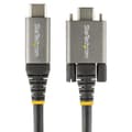 Miniatyrbild 4 av 8: StarTech.com 3 fot 1 m sidoskruvlåsande USB C-kabel 10 Gbps, USB 3.1/3.2 Gen 2 Type-C-kabel, 100W (5A) strömförsörjningsladdning, DP Alt-läge, dubbelt