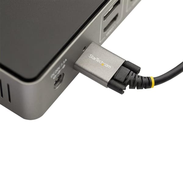 StarTech.com 3 fot 1 m sidoskruvlåsande USB C-kabel 10 Gbps, USB 3.1/3.2 Gen 2 Type-C-kabel, 100W (5A) strömförsörjningsladdning, DP Alt-läge, dubbelt