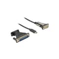 Miniatyrbild 3 av 3: Delock Adapter USB Type-C > 1 x seriell DB9 RS-232 + adapter DB25