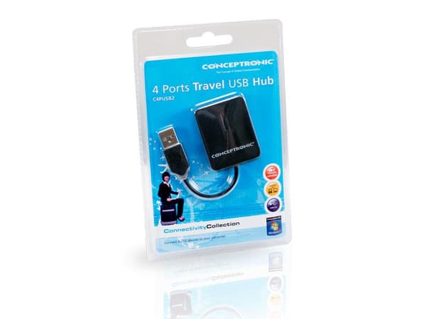 Conceptronic Mini 3 porte USB 2.0 High Speed Hub C3USB2 - Hub - 3 x USB 2.0 - Desktop