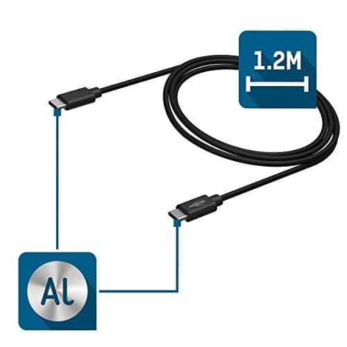 Ansmann 1700-0121 USB-kabel 0,12 m USB C Svart (1700-0121)
