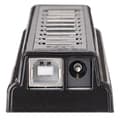 Pikkukuva 5 / 7: Manhattan Hi-Speed USB 2.0 Desktop Hub (10 portin virtalähde USB:n tai verkkovirtasovittimen kautta) 161572 musta