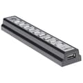 Pikkukuva 2 / 7: Manhattan Hi-Speed USB 2.0 Desktop Hub (10 portin virtalähde USB:n tai verkkovirtasovittimen kautta) 161572 musta