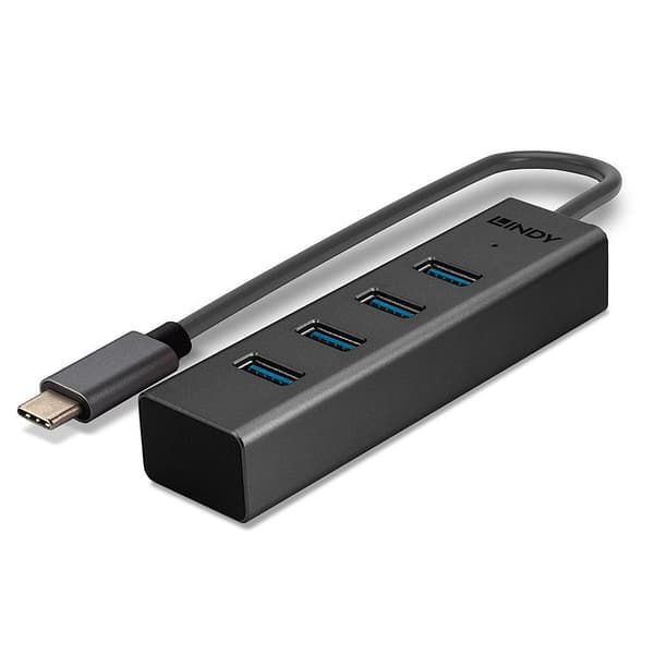 Lindy - Hub - 4x USB 3.2 Gen 2 - Desktop