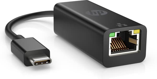HP - Nätverksadapter - USB Typ-C - USB-C + Gigabit Ethernet (V7W66AA)