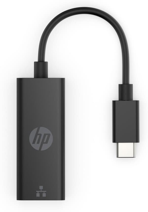 HP - Nätverksadapter - USB Typ-C - USB-C + Gigabit Ethernet (V7W66AA)