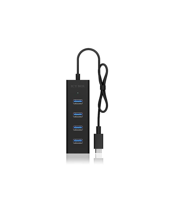RaidSonic ICY BOX IB-Hub1409-C3 - Hub - 4x SuperSpeed USB 3.0 - Desktop