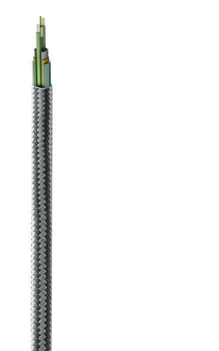 Cellularline - USB-kabel, kevlar usb-a til usb-c 1,2m, sort