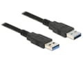 Miniatyrbillede 3 af 3: DeLOCK USB til USB-kabel - USB3.0 - op til 2A / sort - 5 meter