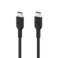 Miniatyrbillede 4 af 5: Belkin Braided Boost Charge USB-C til USB-C-kabel (USB-C hurtigopladningskabel til enheder som Pixel, iPad Pro og andre enheder som Samsung) 1m, sort