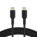 Miniatyrbillede 5 af 5: Belkin Braided Boost Charge USB-C til USB-C-kabel (USB-C hurtigopladningskabel til enheder som Pixel, iPad Pro og andre enheder som Samsung) 1m, sort