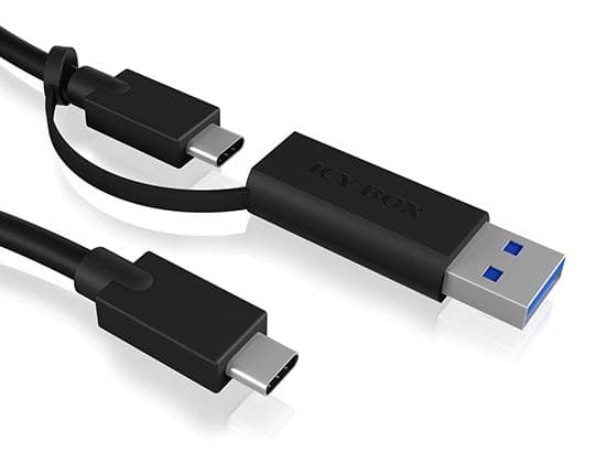 RaidSonic ICY Box IB-CB031 Fullständig USB 3.2 Type-C