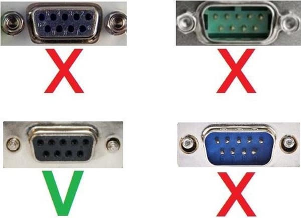 DeLOCK USB-C (m) til 9-benet SUB-D med møtrikker (m) seriel RS232 adapter / FTDI chip - 0,25 meter