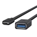 Miniatyrbild 2 av 3: Linksys Belkin - USB-adapter - 24-stifts USB typ C (M) - 9-stifts USB typ A (W) - 12,7 cm (USB 3.0) - svart (F2CU036BTBLK)