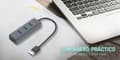 Miniatyrbild 5 av 5: I-TEC USB 3.0 Metal HUB 4 portar utan strömadapter idealisk för Notebook Ultrabook Tablet PC stöder Win och Mac OS