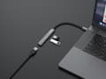 Pikkukuva 3 / 4: Varustettu 4-porttisella USB 3.0/2.0 -keskittimellä - USB 3.2 Gen 1 (3.1 Gen 1) Type-C - USB 2.0 - USB 3.2 Gen 1 (3.1 Gen 1) Type-A - 5000 Mbps - Must