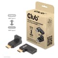 Miniatyrbillede 2 af 9: Club 3D - USB-C-adaptersæt - USB 3.2 Gen 2 - 20V - 5A - vinklet, USB-drevet (100W), 4K 120Hz-understøttelse