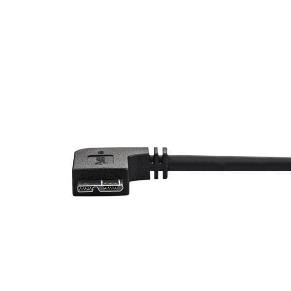 Ohut Micro USB 3 0 -kaapeli - M/M - Oikeakulmainen Micro USB - 0 5m (20 tuumaa)